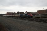 Amtrak train 42 pulls into the station with 108 leading